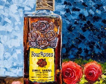 Four Roses - Bourbon Art Print