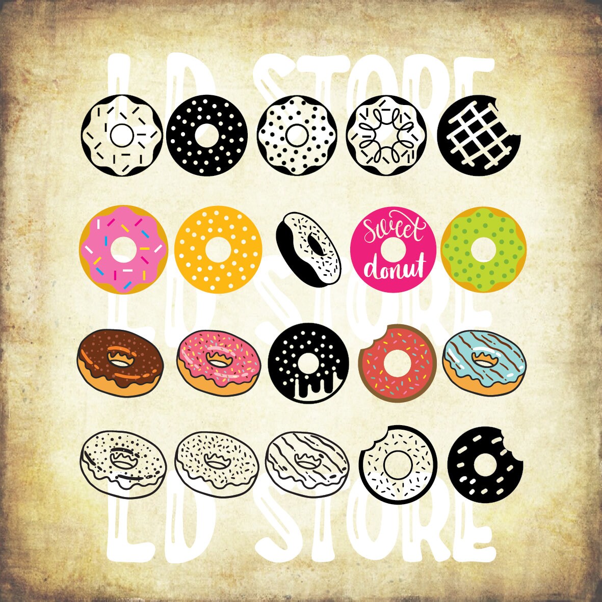 Free Free Layered Donut Svg 550 SVG PNG EPS DXF File