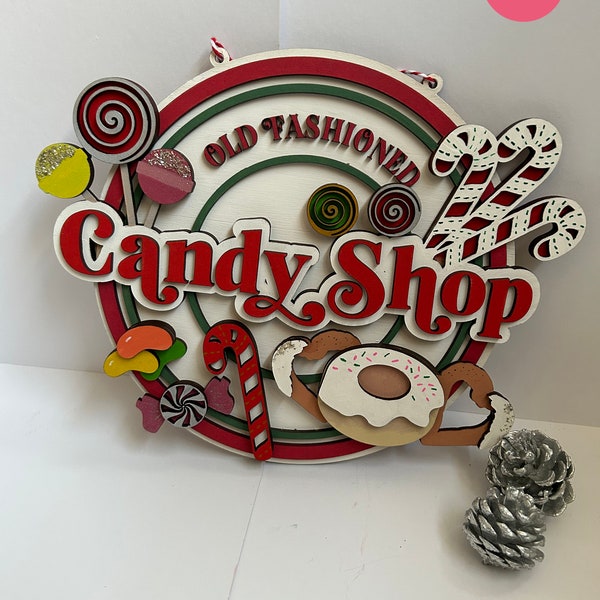 Candy shop sign