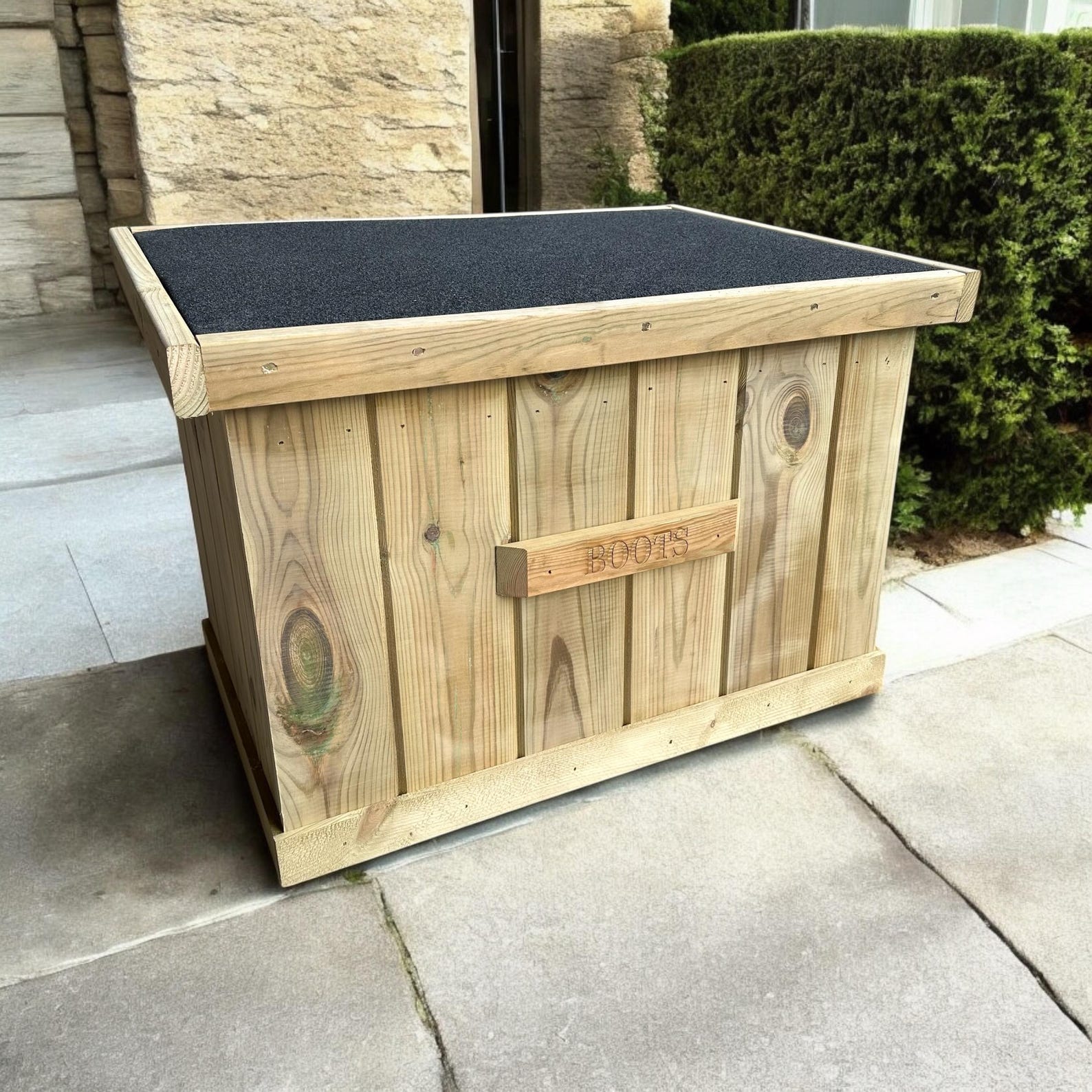 Handmade Wooden Boot Box: Fully Assembled Outdoor Storage - Etsy UK