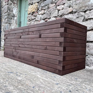 Large Garden Planter, Large Raised Plant Bed, Large Garden Trough Planter, Large Wooden Flower Box, Handmade, from Pressure Treated Wood