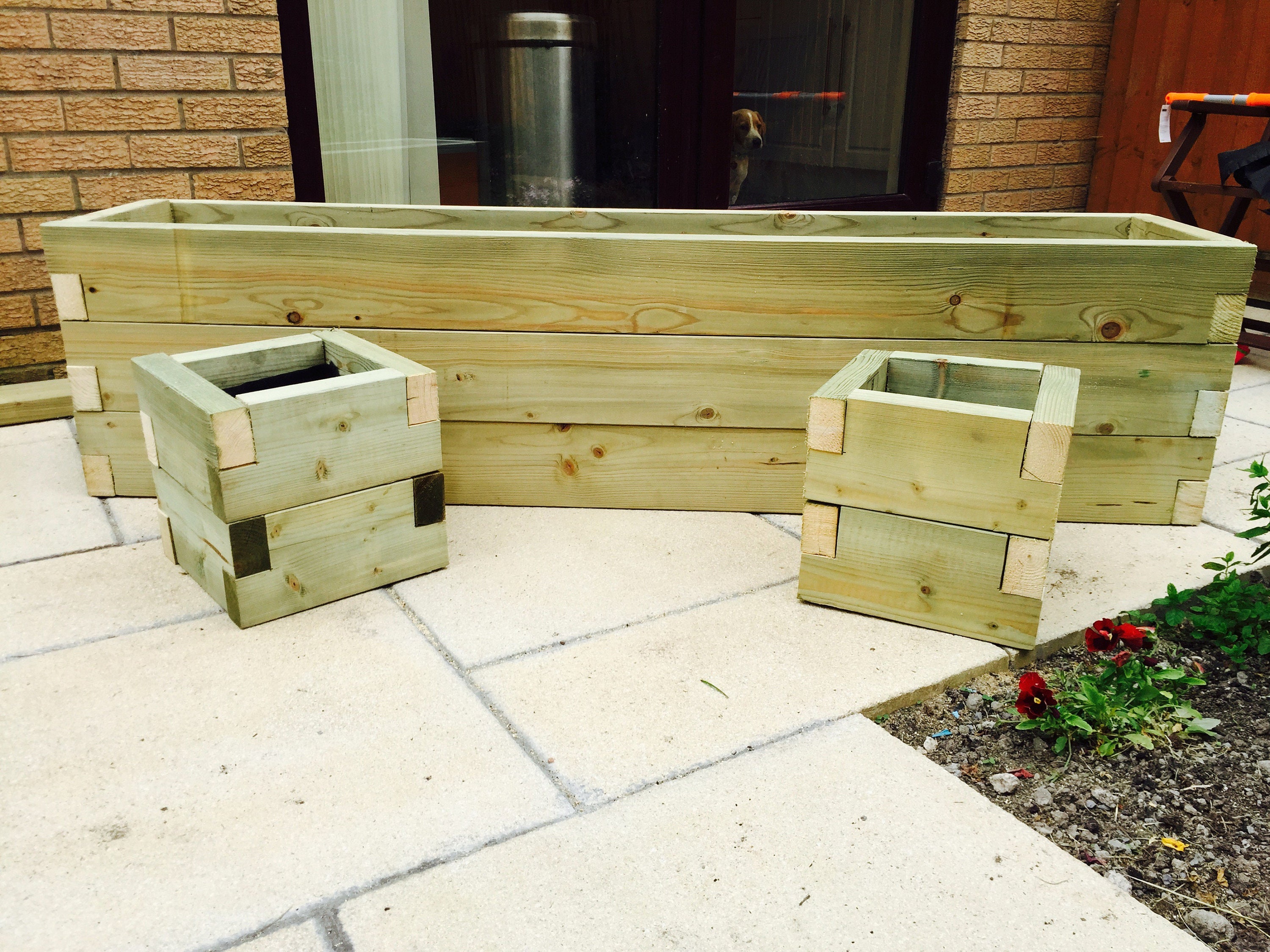 Cajas de jardineras de Jardín de Devonshire. Abrevaderos de | Etsy