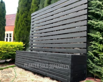 ULTRA Trellis Made to Measure. Contemporary modern garden planter trellis fencing baton screening screens (Trellis only)