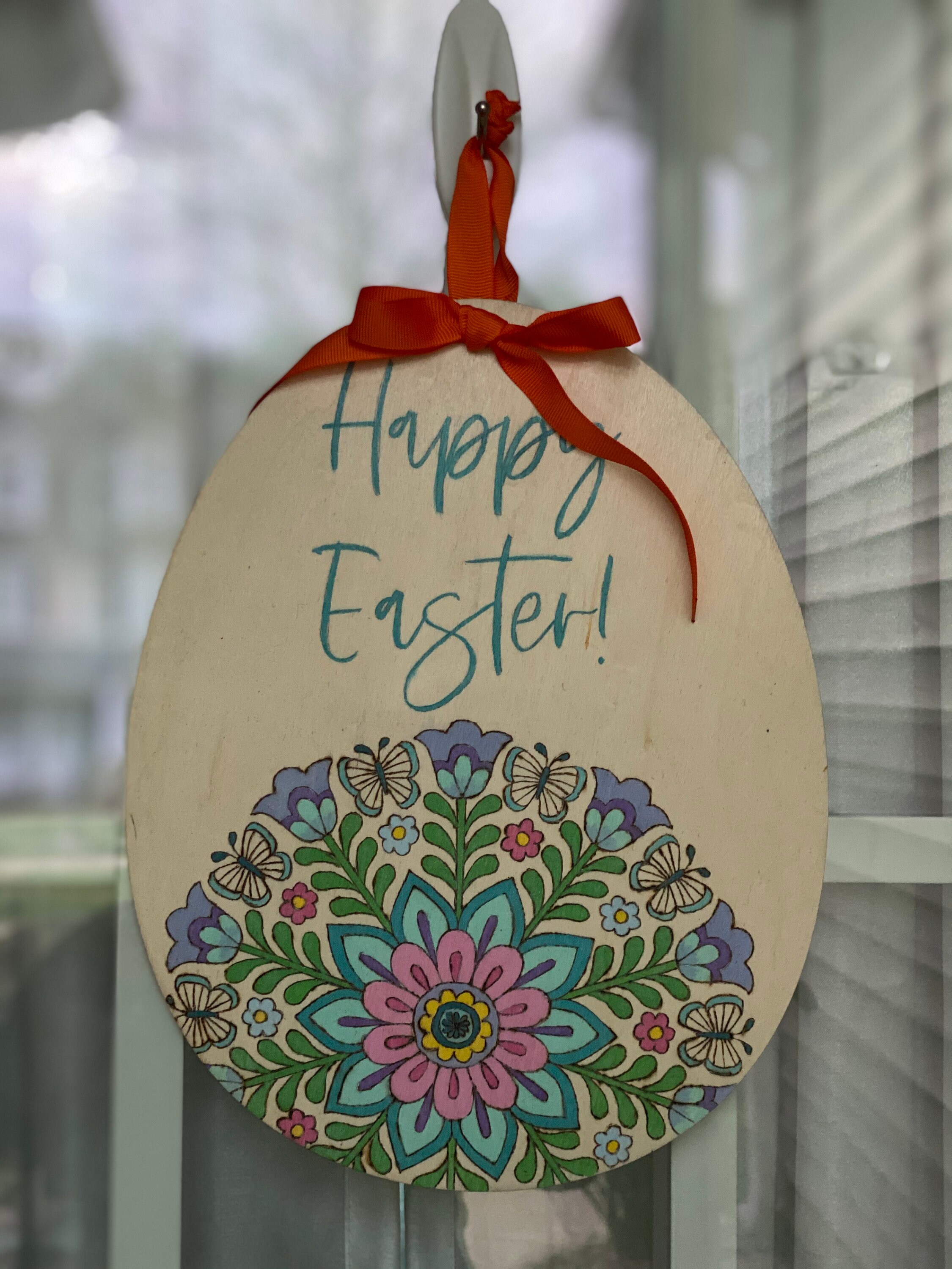 Large Easter Egg Door Decoration Etsy