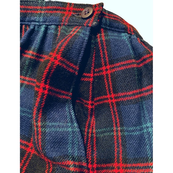 Vintage 70's Pendleton Wool Tartan Plaid A Line S… - image 9