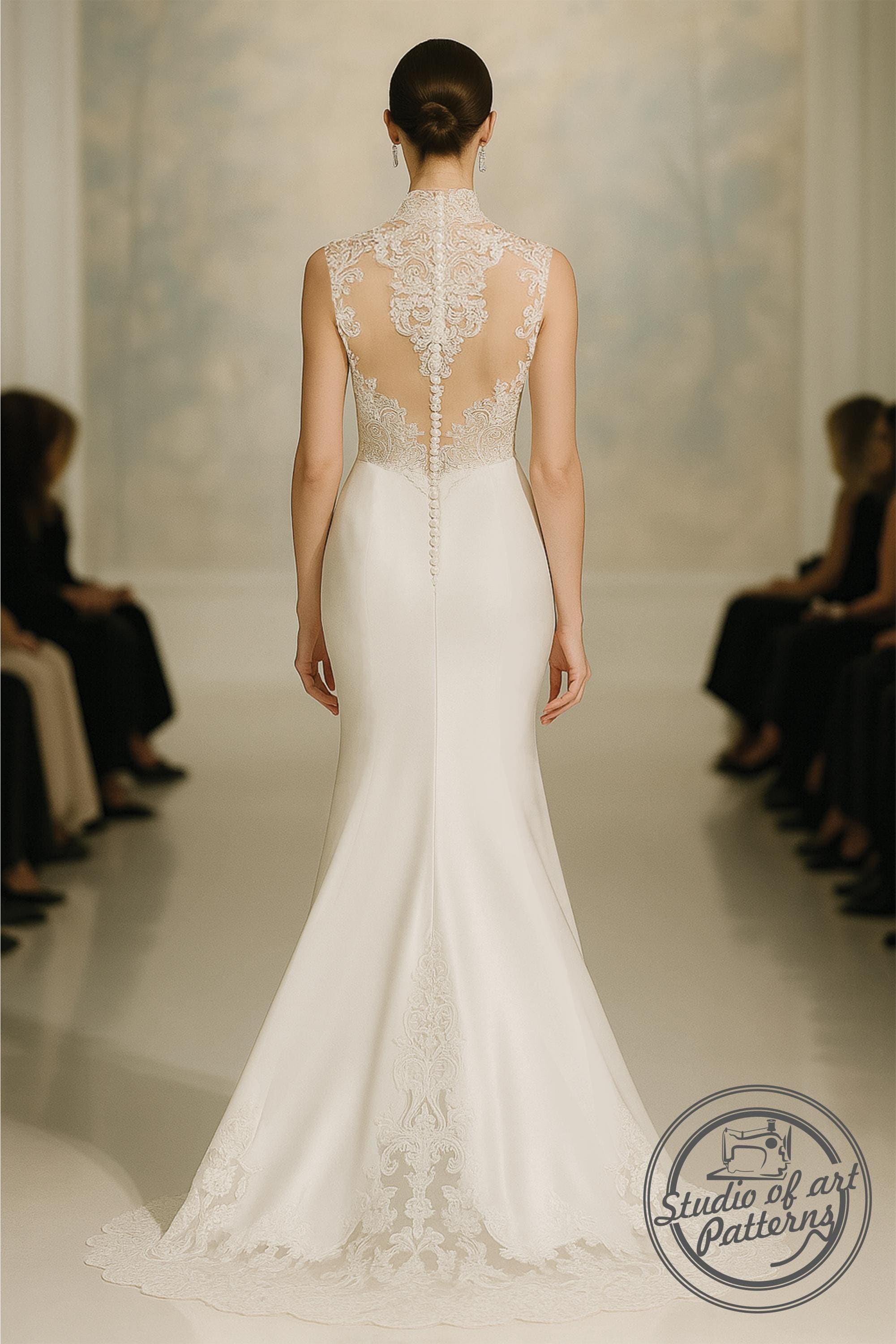 mermaid wedding dress sewing pattern MERMAID WEDDING GOWN TUTORIAL