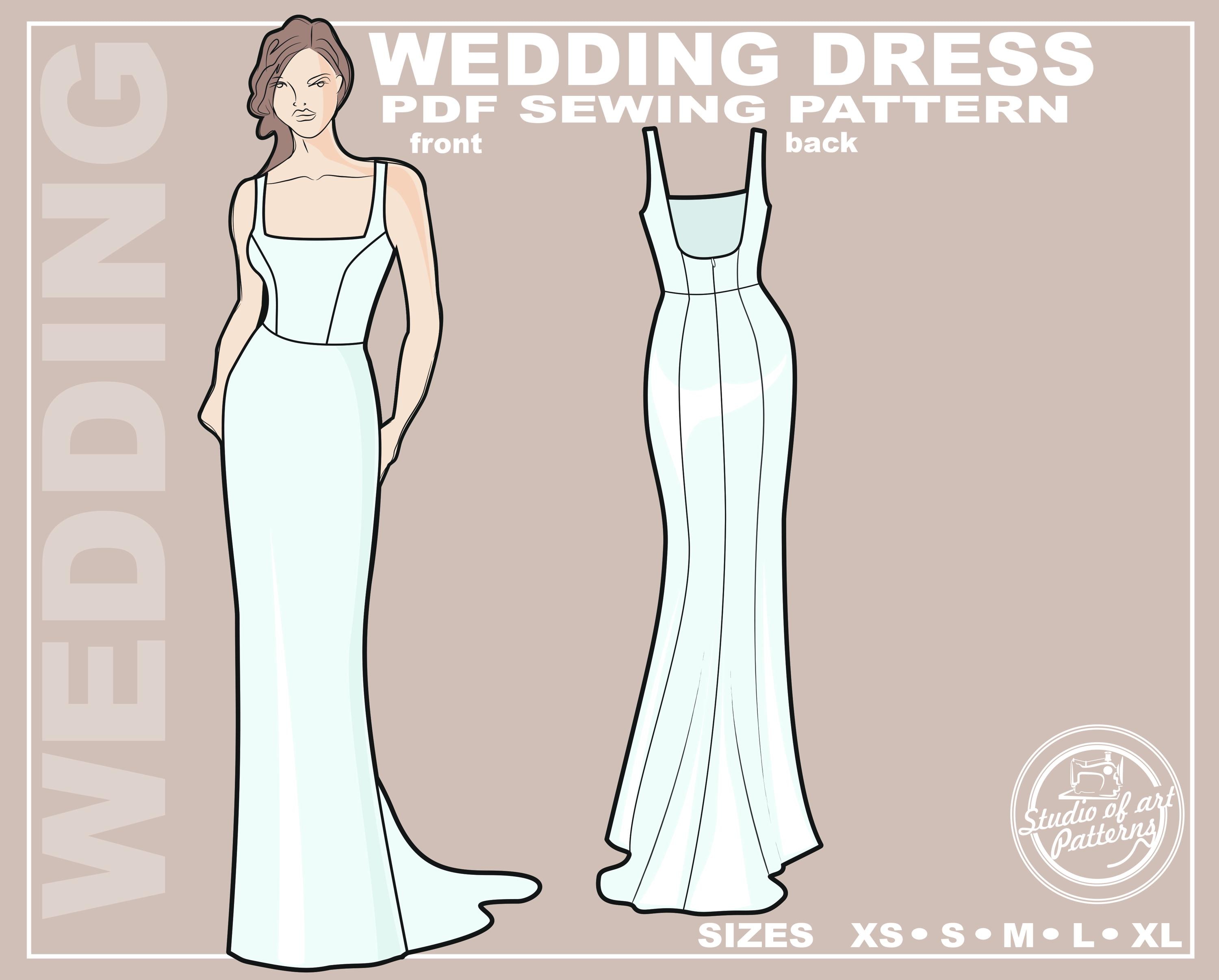 Sewing Pattern Mermaid Dress - Etsy Sewing Pattern Mermaid Dress - Etsy