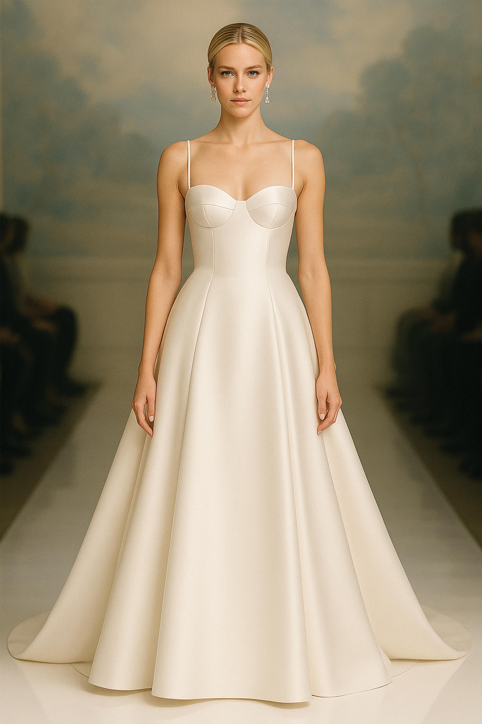 a line wedding dress patterns Sewing Pattern: A-line Ball Gown (PDF Digital Download, 5 Sizes XS-XL, A4 Print-at-home/ A0 Plotter Format) Giving y2k 2000s Latina fit and flare Color:Cloud Blue THIS IS A SEWING