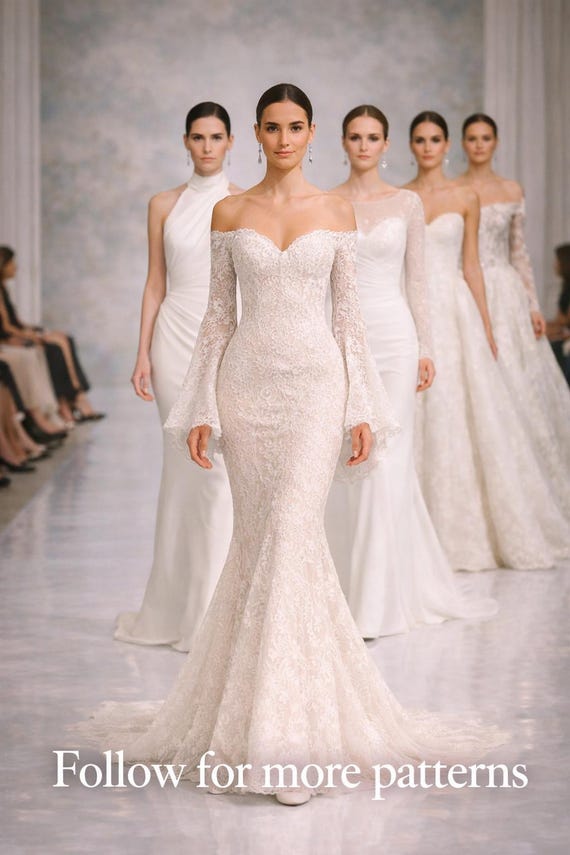wedding dress sewing patterns Grace Kelly Gown, Dress, Vintage 1950s Pattern – Vintage Sewing Pattern Company Wedding dress pattern help? :
