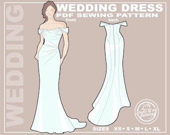 off the shoulder dress sketch Off-shoulder A-line Designer Bridal Dress Sketch Sketch to Dress Consulting