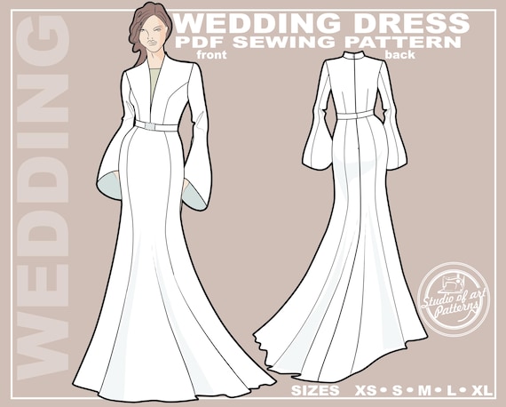 fitted lace wedding dress Amazon.com: McCall's Patterns Misses Bodice and Sleeve Variations Column  and Mermaid-Style Dresses : Arts, Crafts & Sewing main image 1