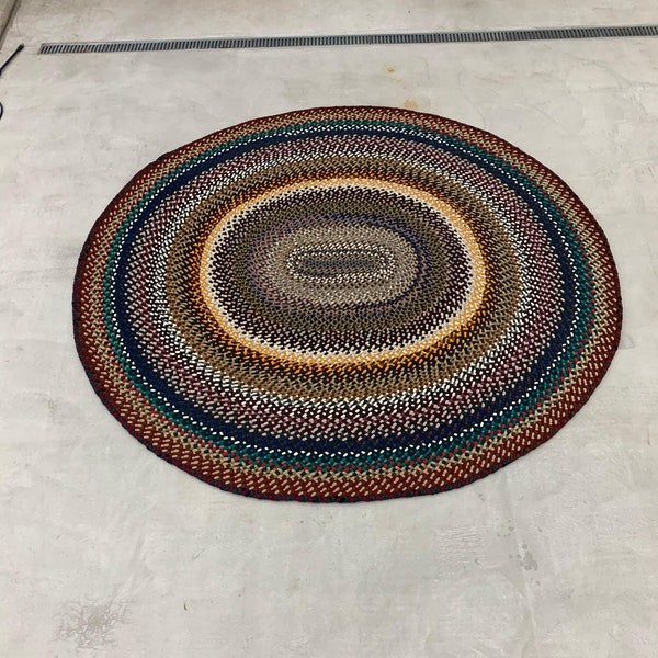 Wool Braided Rug Etsy
