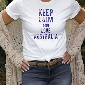 Australia Day T-Shirt: Keep Calm and Love Australia Tee