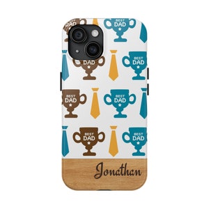 Dad Gift, Custom Father&#39;s Day Gift, Personalized iPhone Case, Custom Name Phone Cover, Customizable Phone Case, Father&#39;s Birthday