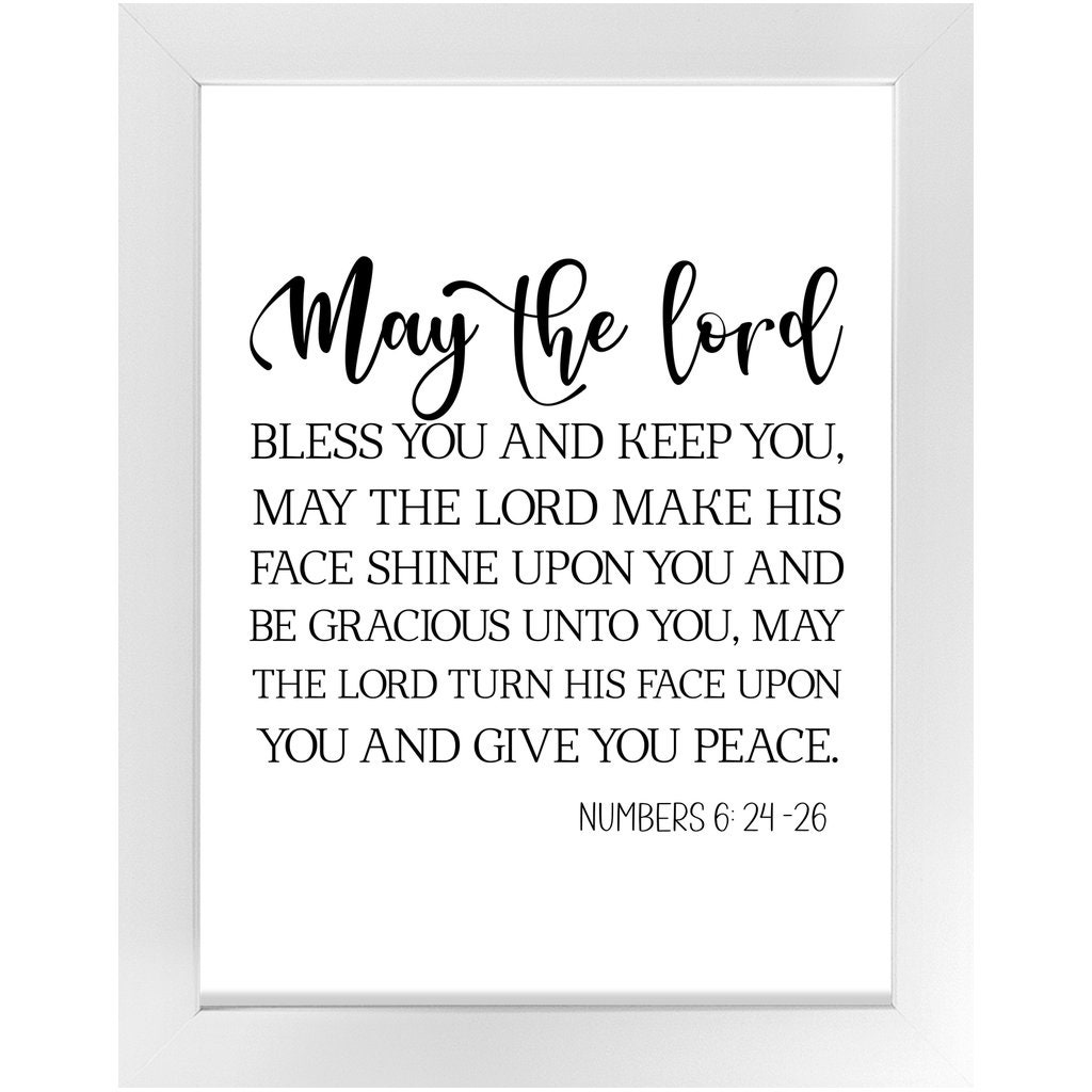 Christian Framed Print With Bible Verse Art - Etsy
