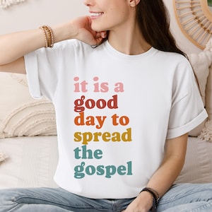 Christian T-Shirt, Evangelism Tee, Faith-Based Shirt, Bible Verse Inspired, Unisex Christian Apparel, Jesus Shirt, Mission Trip Shirt