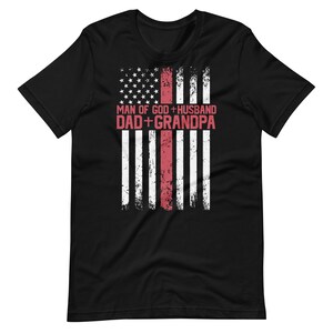 Mann Gottes Mann Mann Papa Vatertag T-Shirt, Geschenk für Papa, Vatertag Opa, Glücklicher Vatertag Geschenk für Ihn