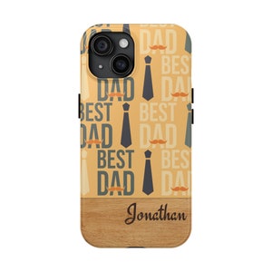 Dad Gift, Custom Father&#39;s Day Gift, Personalized iPhone Case, Custom Name Phone Cover, Customizable Phone Case, Father&#39;s Birthday