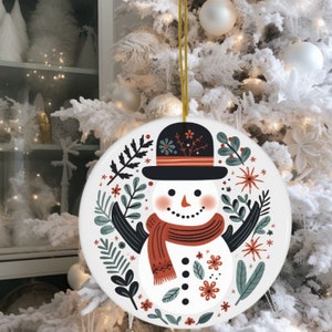 Scandinavian Christmas Ornaments Swedish Folk Art Gift Norwegian Christmas Home Decor European Gifts Nordic Folk Art Christmas Gift
