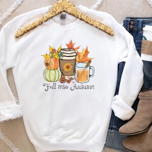 Coffee Sweatshirt: Pumpkin Spice Fall Season Tee