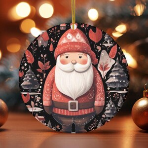 Scandinavian Christmas Ornaments Swedish Folk Art Gift Norwegian Christmas Home Decor European Gifts Nordic Folk Art Christmas Gift