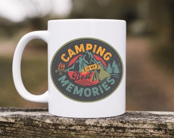 Retro Vintage Camper Coffee Mug, Hiker Camp Dinnerware, Camping Kitchen  Dishes, Old-fashioned Camper Home Decor, Love Camping Gift for Her - Etsy