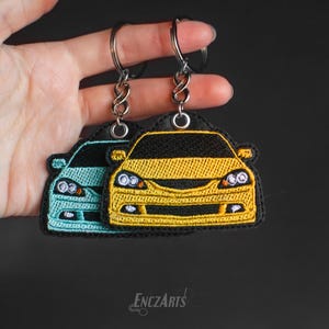 Custom Honda ACURA RSX Keychain - Personalized Car Pendant Accessories Unique Car Lover Gift Perfect Birthday for Him Mechanic Gift