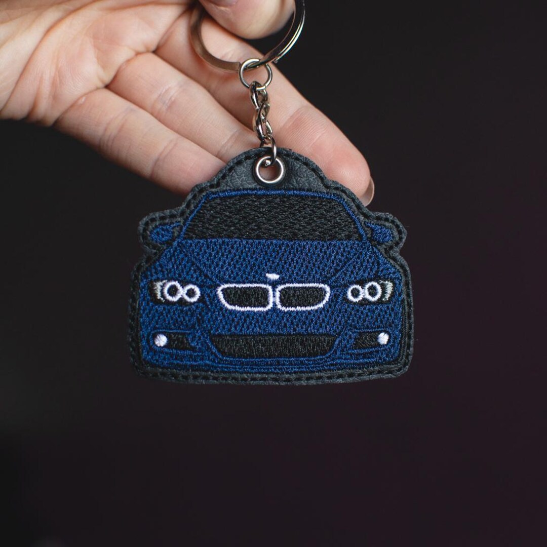 BMW E92 Custom Keychain, Embroidery Pendant Looking Like Your Car ...