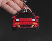 Toyota MR2 Keychain: Embroidered Car Pendant, Car Lover Gift - Etsy