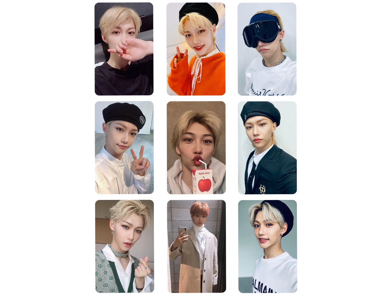 Stray Kids Felix Blue Hair Photocard - wide 2