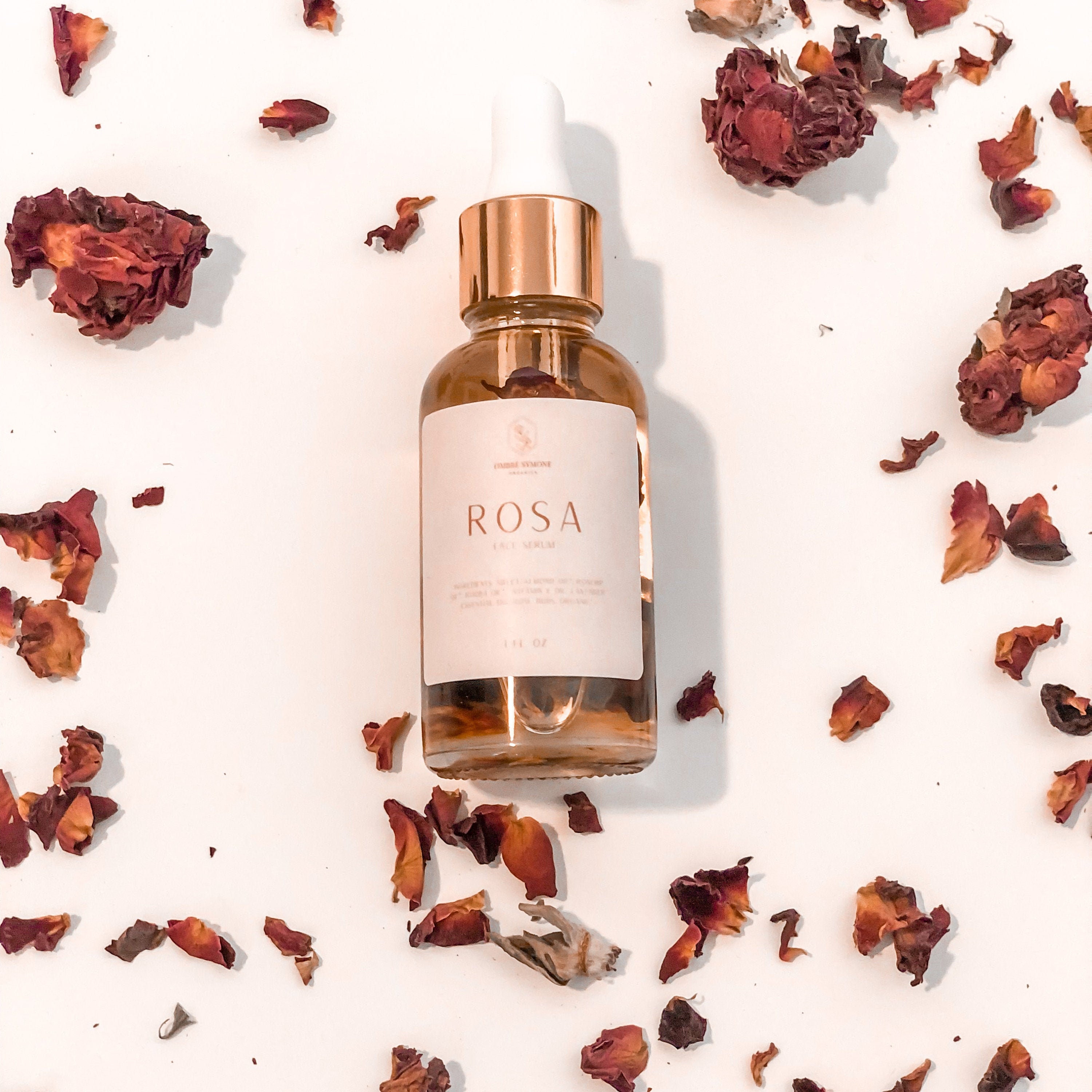 Rosa Face Serum Organic Rosacea Treatment All Natural Face Etsy