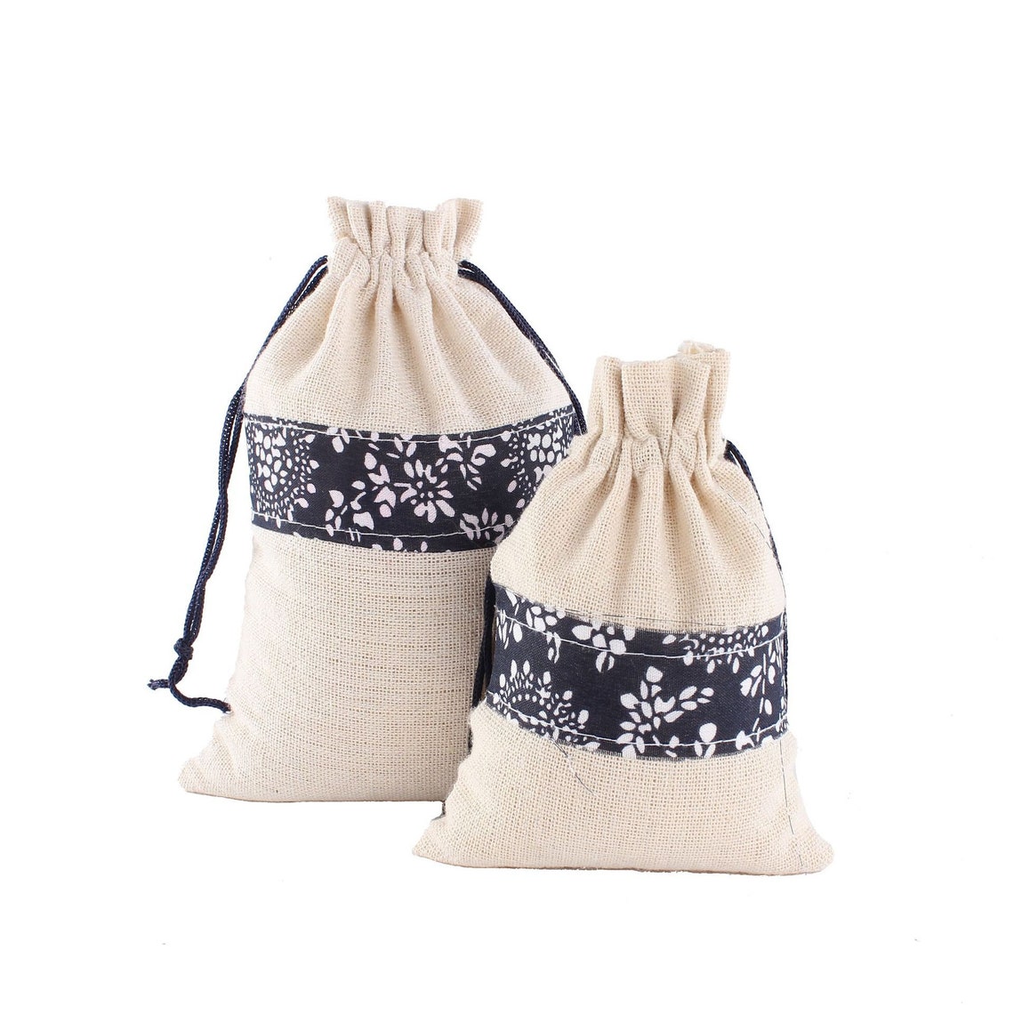 10PCS Cotton Jewelry Pouches Small Drawstring Gift Bags Thick Etsy