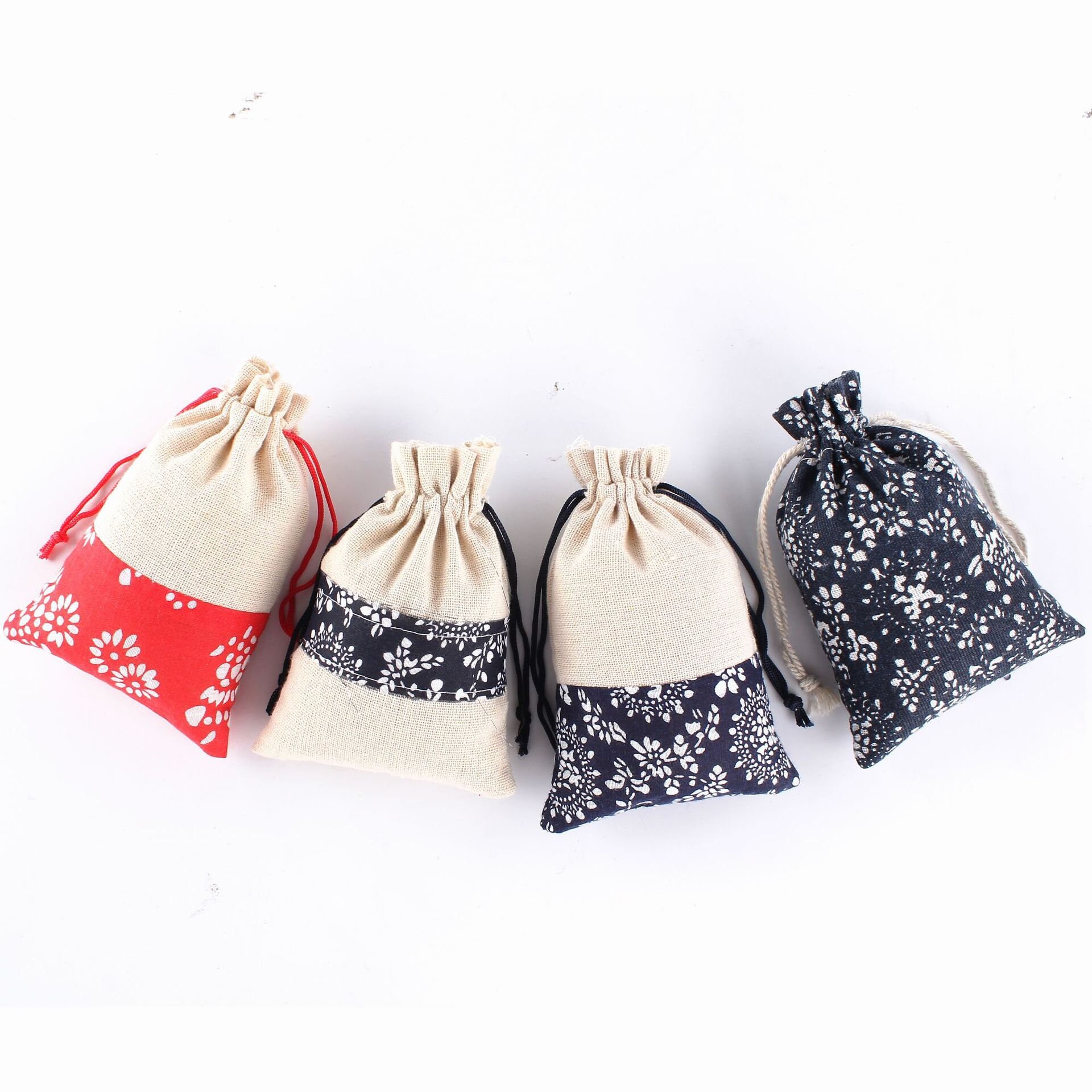 10PCS Cotton Jewelry Pouches Small Drawstring Gift Bags Thick Etsy