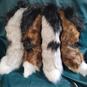 Realistische coyote/wolfstaart