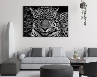 Black and White Jaguar Print