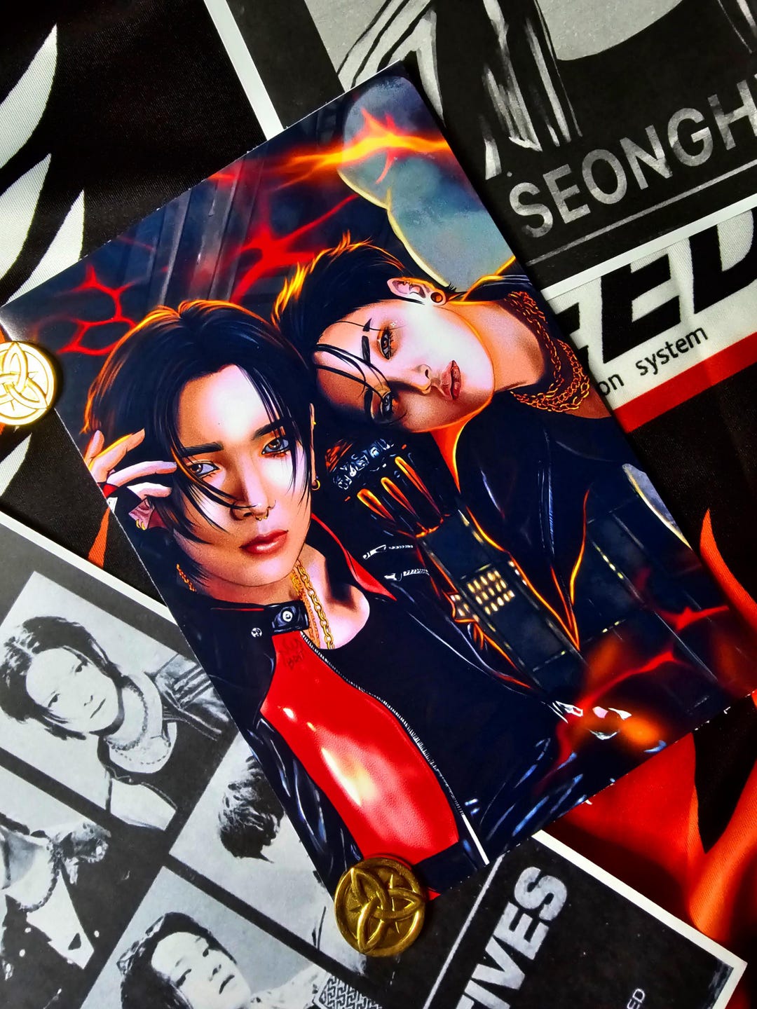OUTLAWS - Yeosang & Seonghwa of ATEEZ - Etsy