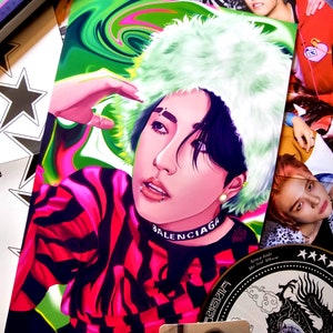 DOMINO - Han Jisung StrayKids Print