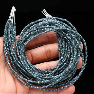 AAA+ Blue Diamond Uncut Beads Raw Diamond Beads Blue Diamond Beads Uncut Diamond Beads Blue Diamond Beads