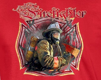 Firefighter Fireman Fire Rescue Occupation T-Shirt