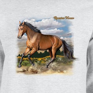 Horse Quarter Horse Crew Sweatshirt