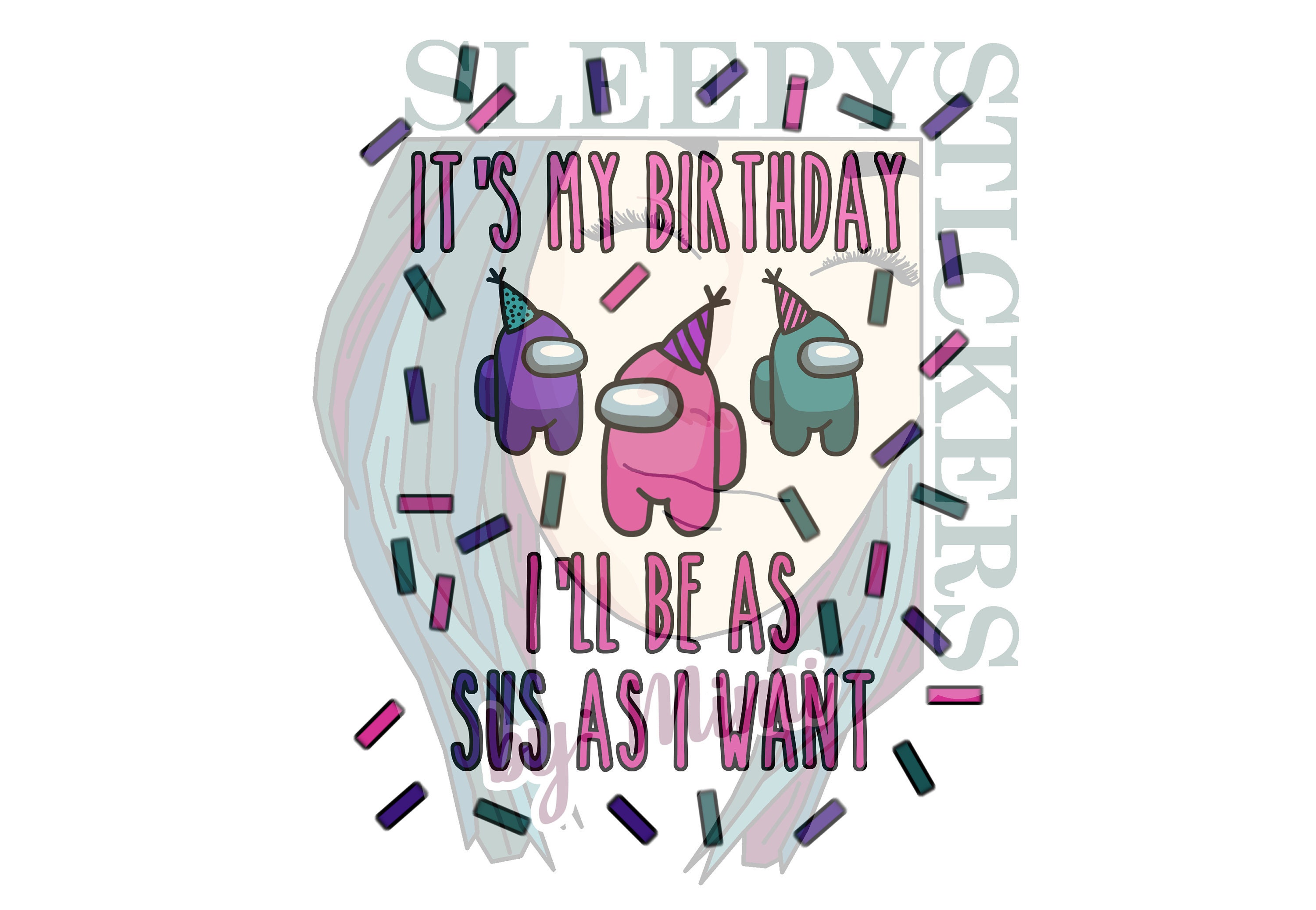 Download AMONG US BIRTHDAY Svg | Etsy