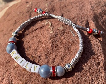 Personalized bracelet, name bracelet, friend, frienship bracelet, gift for her,gift for him, birthday gift, handmade letter, custom bracelet