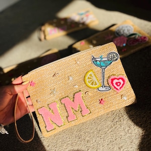 Custom Holiday Clutch with Patches
