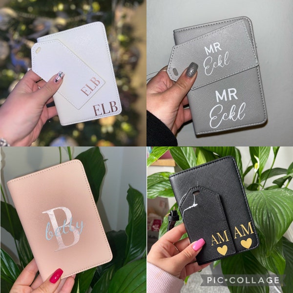Personalised Passport Cover & Luggage Tags