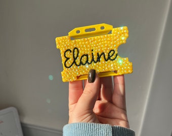 Personalised Crystal Lanyard Card Holder