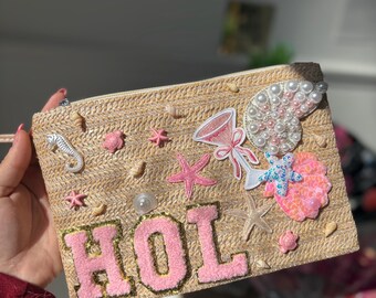 Custom Holiday Clutch with Patches