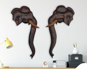 Mur d’éléphant déco Couple Cadeau d’anniversaire