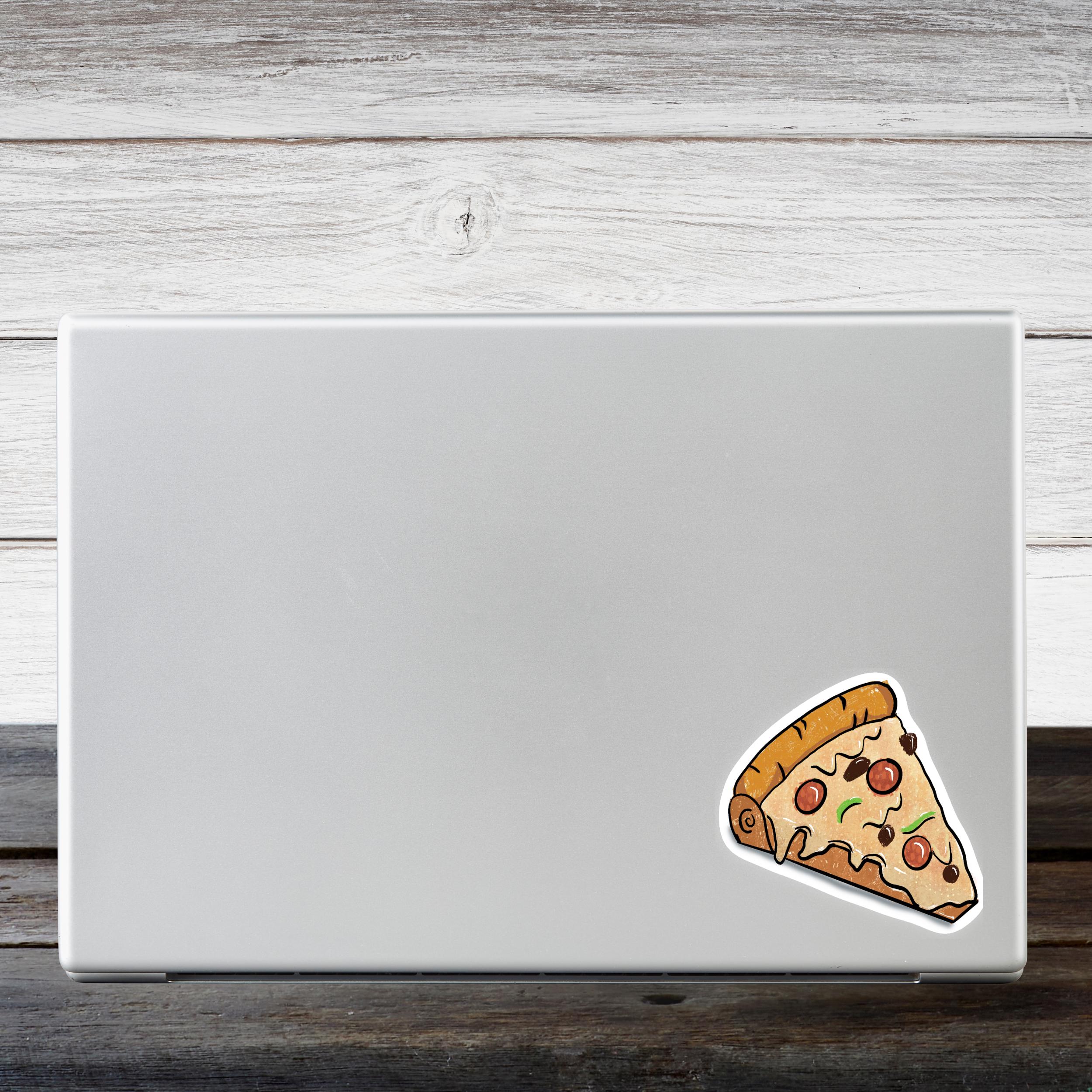 Slice Sticker Design Pizza Sticker: Colorful Slice Design - Durable Vinyl Decal - Etsy