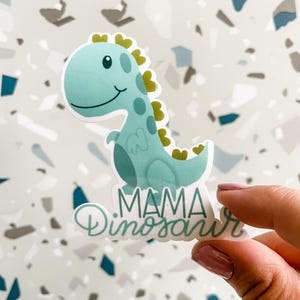 Sticker mama dinosaurus