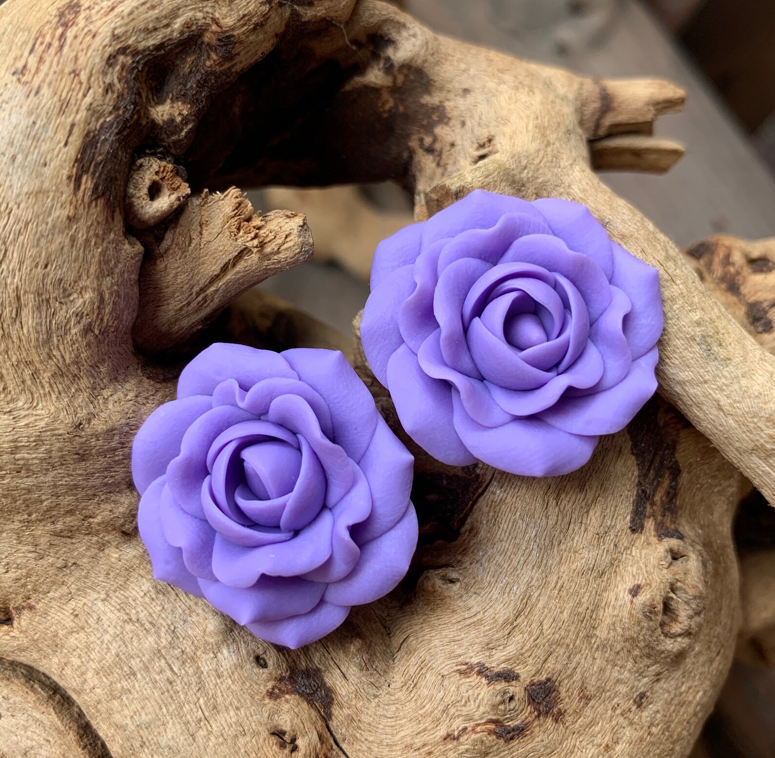 Polymer clay roses Roses for earrings bracelets and Etsy
